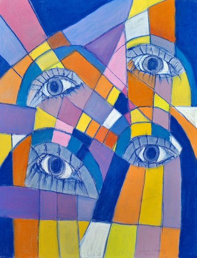 Géz, 2024 (pasztell, karton) alkotó: Bibiana Ulanosky