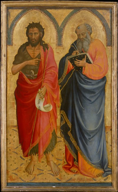 Heilige Johannes der Täufer und Matthäus alkotó: Bicci di Lorenzo