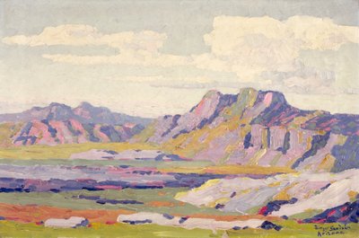 A festett sivatagban, Arizona alkotó: Birger Sandzen