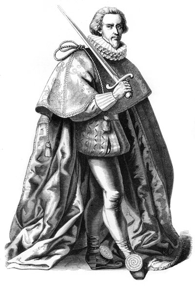 A francia hadseregek legfelsőbb parancsnokának nagy jelmeze, 1849. XVI. század. alkotó: Bisson and Cottard