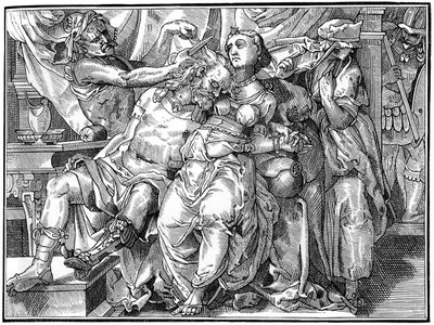 Sámson és Delila, 1574-1849. alkotó: Bisson and Cottard