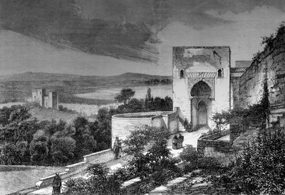 A Mezquita, Cordoba, Spanyolország, 1849. alkotó: Bisson and Cottard