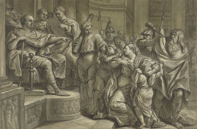 Eponina Vespasianus kegyelmét kéri Sabinusnak alkotó: Blaise Nicolas Lesueur