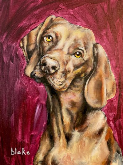 Dogs Rule, 2021 körül (akril vászontáblán) alkotó: Blake Munch