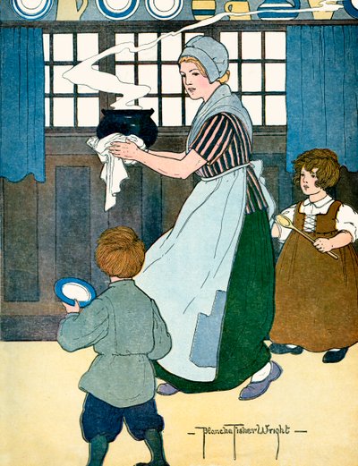 Pease Porridge Hot, Blanche Fisher Wright alkotó: Blanche Fisher Wright