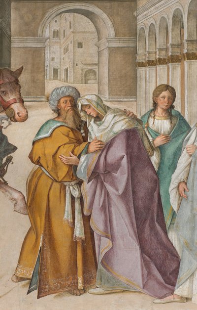 Központi hajó, első északi szakasz, Szent Joachim és Sant