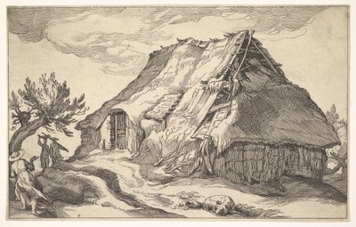 Táj parasztházzal, 1613. alkotó: Boetius Adams Bolswert