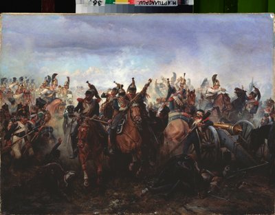 A Fere Champenoise-i csata (Fere-Champenoise), 1814. március 25. (Fer Champenois-i csata, március 25-én) alkotó: Bogdan Willewalde