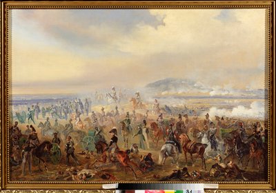 A lipcsei csata 1813 októberében (vagy a nemzetek csatája, napóleoni háború alkotó: Bogdan Willewalde