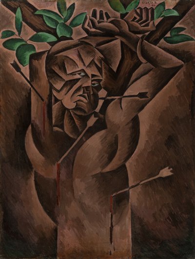 Szent Sebestyén, 1912 alkotó: Bohumil Kubišta