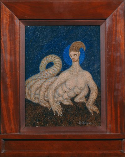 A dicső vámpír (olaj, karton) alkotó: Boleslaw Biegas