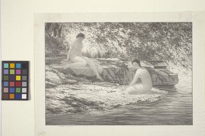 Lake Ladies (tinta papíron) alkotó: Bolton Coit Brown