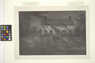 Holdfény (tinta papíron) alkotó: Bolton Coit Brown