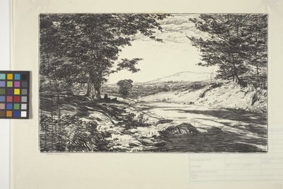 A hegy (tinta papíron) alkotó: Bolton Coit Brown