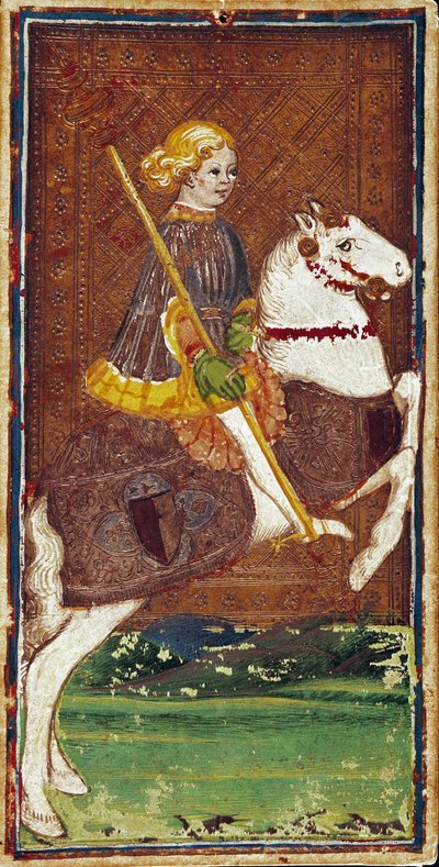 Bonifacio Bembo (1420-1482) Visconti családjának Tarot játékának térképe, 15. század közepe - Bergamo, Galleria dell