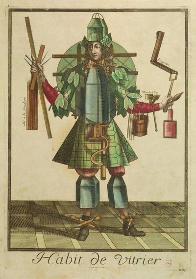 Az üvegesek jelmeze alkotó: Bonnart 1650-1750 Bonnart 1650-1750