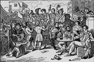 Megállapított választás a Kings Bench börtönben, 1828, 1912 alkotó: Bonner