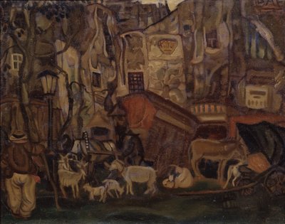 Régi Párizs, 1913 alkotó: Boris Dmitrievich Grigoriev