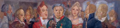 N. Gogol A kormányfelügyelő című vígjáték személyei, 1933-1934 alkotó: Boris Dmitrievich Grigoriev