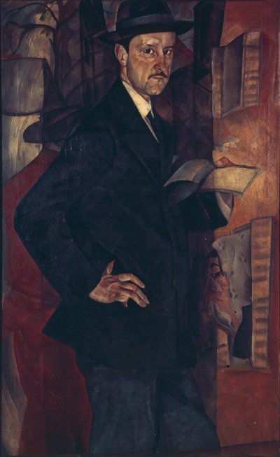 Mstislav Dobuzhinsky művész portréja 1875-1957, 1917 alkotó: Boris Dmitrievich Grigoriev