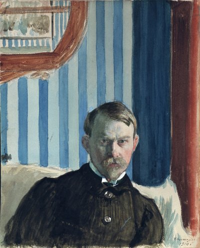 Önarckép, 1910 alkotó: Boris Mikhailovich Kustodiev
