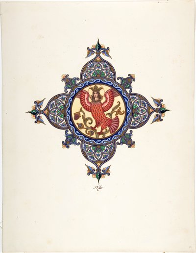 A tűzmadár, mint Tsarevna - Tűzmadár mint Tsarevna, Zvorykin, Borisz Vasziljevics (1872-1935 után), c. 1925 - Színes litográfia - Magángyűjtemény alkotó: Boris Vasilievich Zvorykin