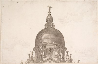 Felvonulás a Santa Maria della Salute-ba 1631 alkotó: Boschini