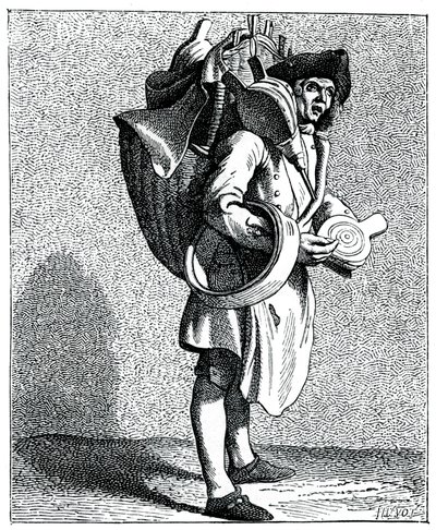 Fújtatót vagy vödröt javítani!, 1737-1742. alkotó: Bouchardon