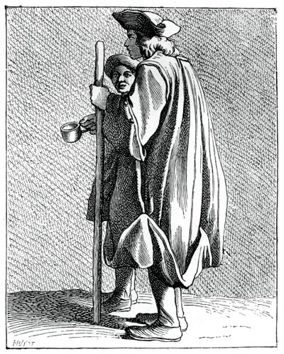 Quinze-Vingts vak embere, 1737-1742. alkotó: Bouchardon