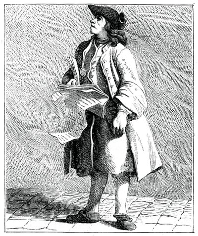 A sorsolás nyerteseinek névsora!, 1737-1742. alkotó: Bouchardon