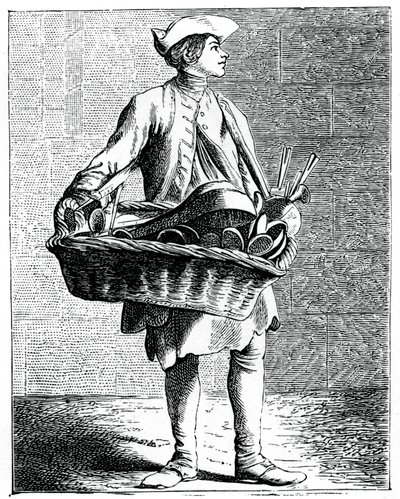Kanalakat és zsíros gombócokat egészben vásárolnak!, 1737-1742. alkotó: Bouchardon
