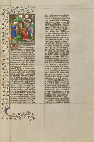 Marcus feje, amelyet Caius Mariusnak mutatnak, és Marius megölése alkotó: Boucicaut Master