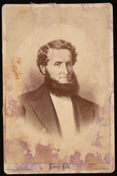 James Lick portréja 1796-1876, 1876 előtt. alkotó: Bradley and Rulofson