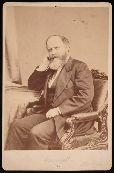 John Angel James Creswell portréja 1828-1891, 1891 előtt. alkotó: Brady