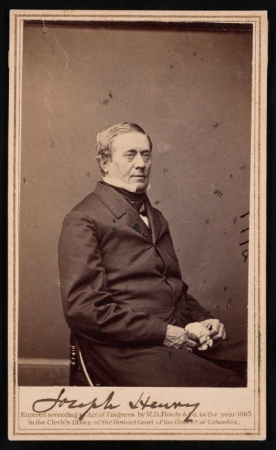 Joseph Henry portréja 1797-1878, 1865. alkotó: Brady