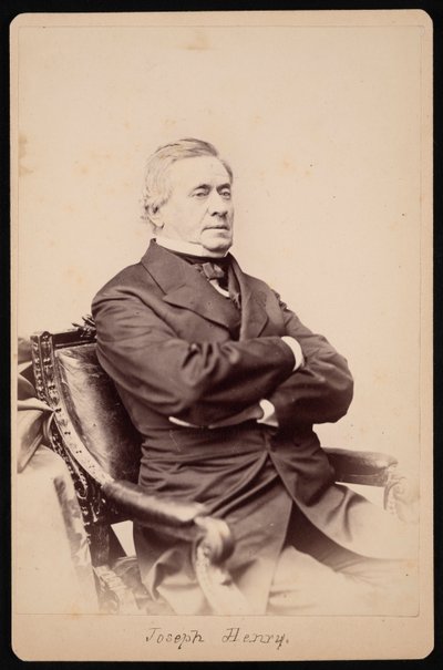 Joseph Henry portréja 1797-1878, 1868-1878 között. alkotó: Brady