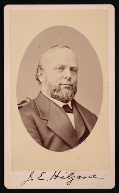 Julius Erasmus Hilgard portréja 1825-1891, 1875. alkotó: Brady