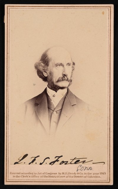 LaFayette Sabine Foster portréja 1806-1880, 1869 előtt. alkotó: Brady