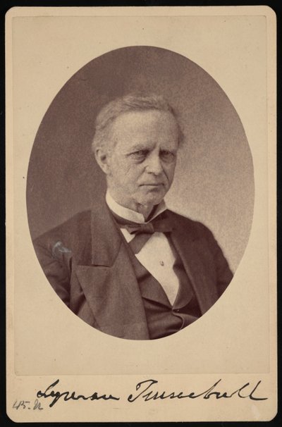 Lyman Trumbull portréja 1813-1896, 1868 és 1881 között. alkotó: Brady