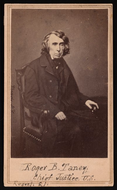 Roger Brooke Taney portréja 1777-1864, 1864 előtt. alkotó: Brady