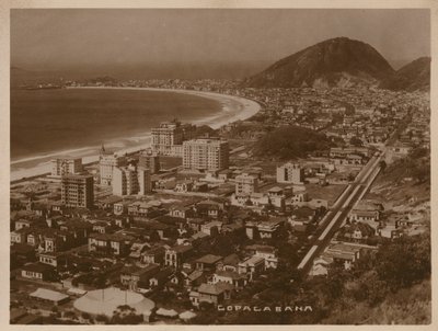 Copacabana, Rio de Janeiro (fekete-fehér fotó) alkotó: Brazilian Photographer