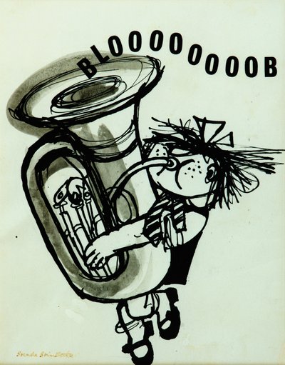 Blooooob! (tinta papíron) alkotó: Brenda Brin Booker