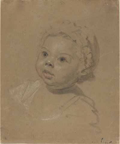Egy gyermek feje alkotó: British 18th Century