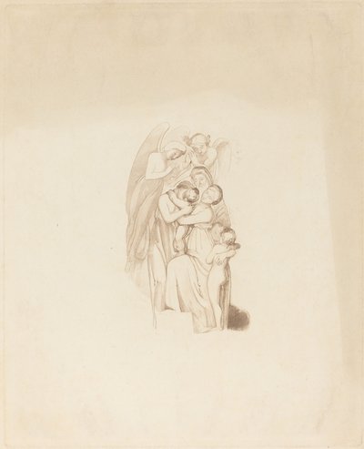 Szent Család? angyalokkal alkotó: British 19th Century