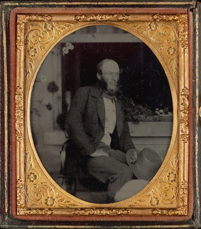 Egy férfi portréja,c. 1860 (fotó) alkotó: British Photographer