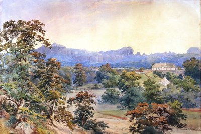 Tanya a völgyben (akvarell) alkotó: British School