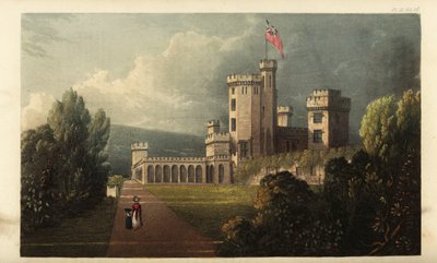 East Cowes kastély, Wight-sziget, John Na építész székhelye alkotó: British School