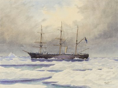 HMS "Discovery" az Északi-sarkvidéken alkotó: British School
