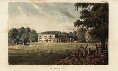 Szarvascsorda a Trentham Hall előtt alkotó: British School