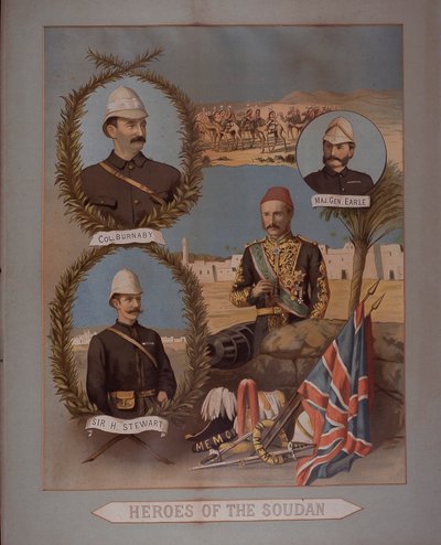 A Soudan hősei 1885 (chromolitho) alkotó: British School